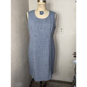 Vintage DJ Summers Gray Pencil Dress Women's Medium